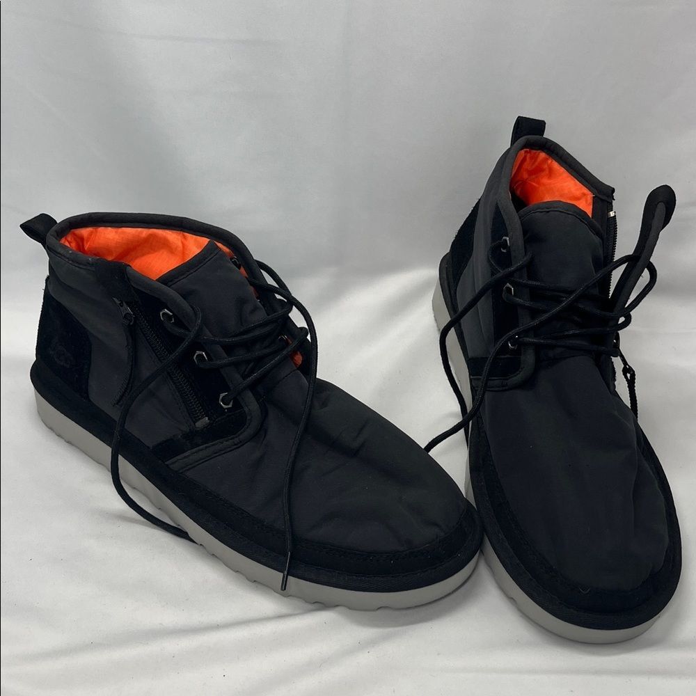 Black Ugg Neumel Zip Up Bomber Boots